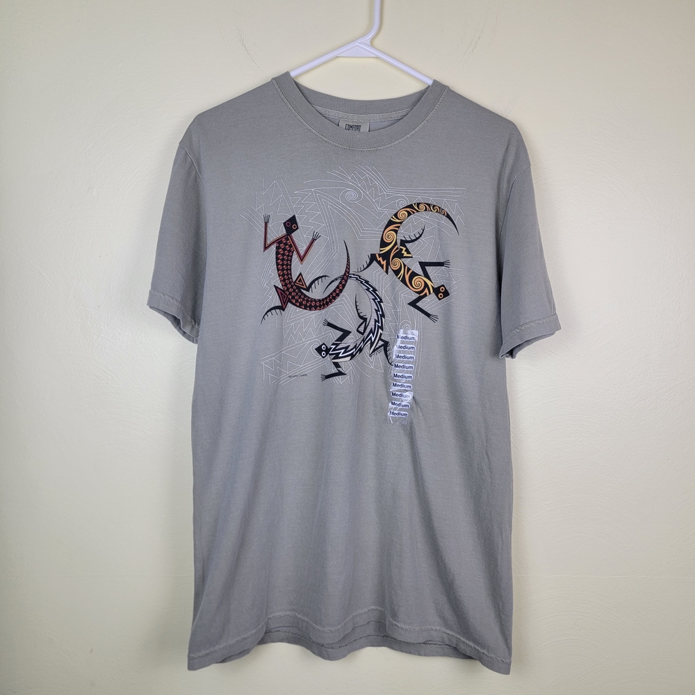 Comfort Colors Gray Short Sleeve Tee with Graphic Design